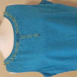 Sag Harbor Turquoise dress